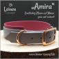 Mobile Preview: Hundehalsband AMIRA zweifarbig